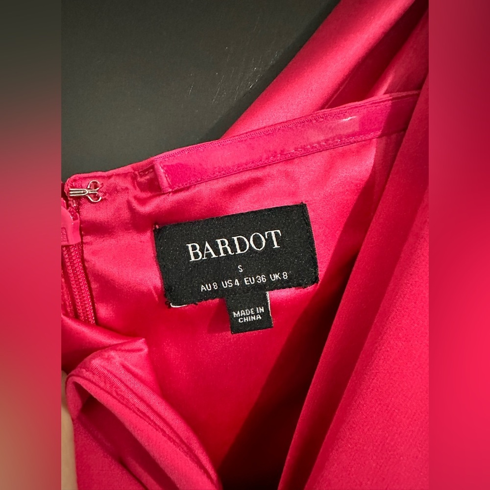 BARDOT Candy Pink Lorella Midi Dress size S - Picture 7 of 7